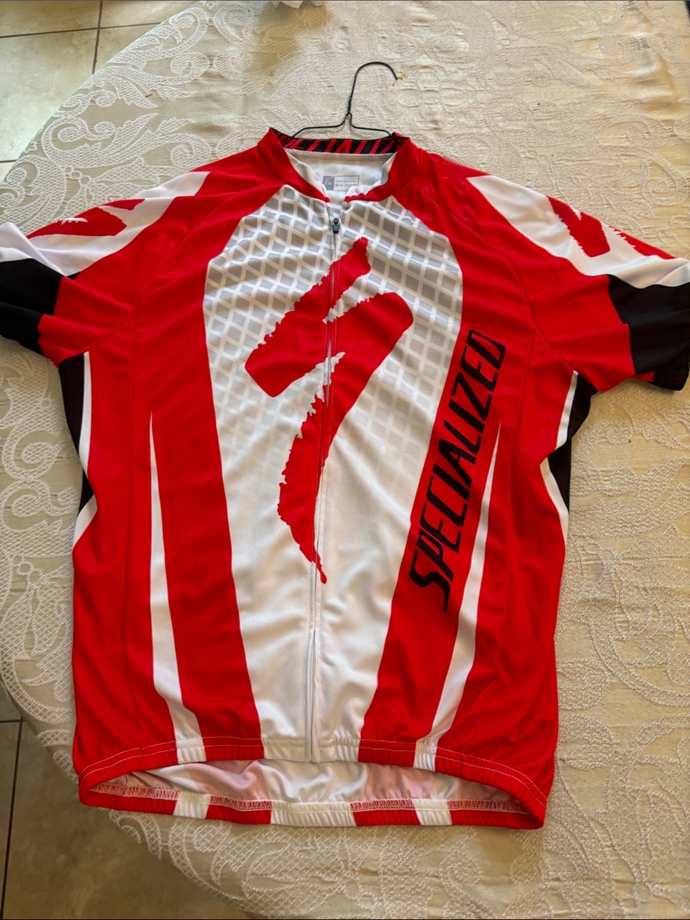 Specialized Red, White & Black Cycling Jersey